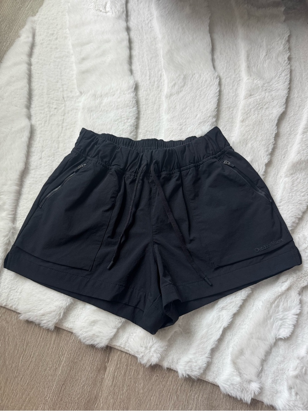Outdoor Voices RecTrek Shorts in Black Beauty